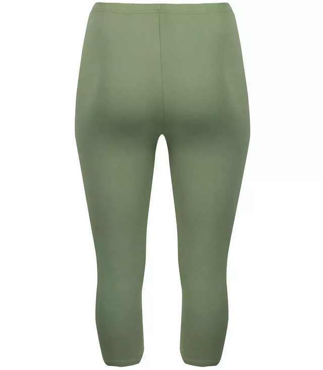 Classic 3/4 plus size seamless leggings