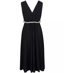 Smooth airy striped jumpsuit REBEKA