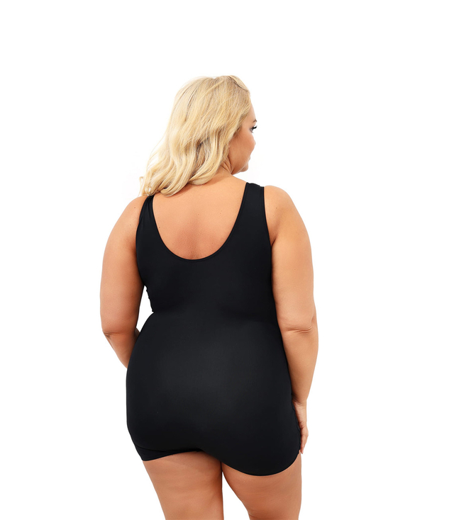 One-piece covered leisure swimsuit