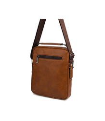 Męska MAŁA prostokątna torba usztywniana elegancka