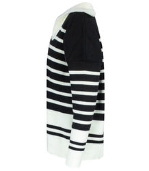 Long warm striped sweater IZA