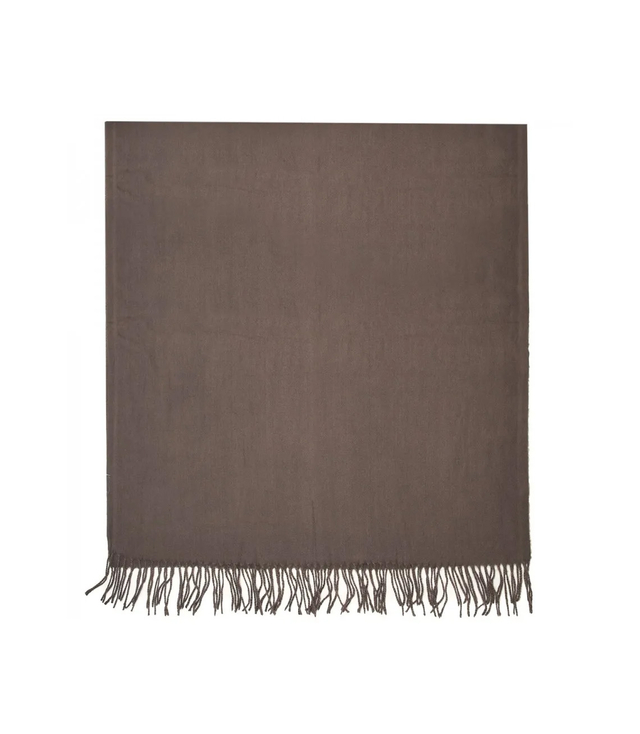 Soft large shawl with tassels uniform classic