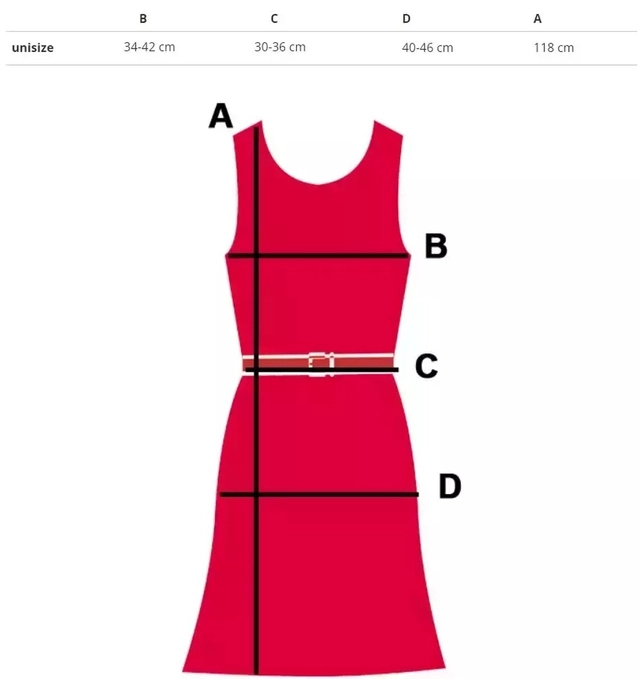 Gładki przewiewny kombinezon pasek REBEKA