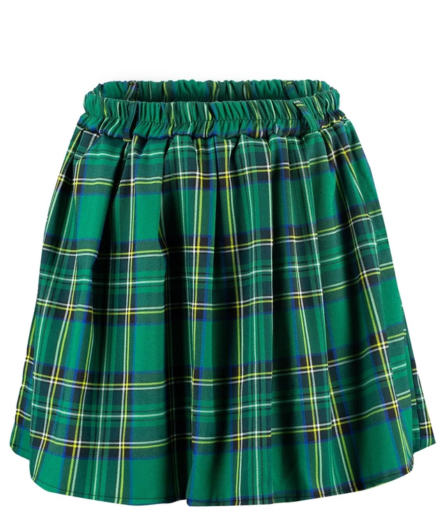 Szorty damskie spódnico spodenki w kratkę Elegancka plus size IZA