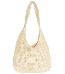 Large woven straw bag