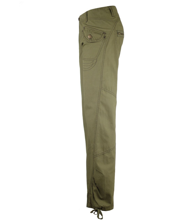 Straight Trousers Women's Cargo Trousers Olive