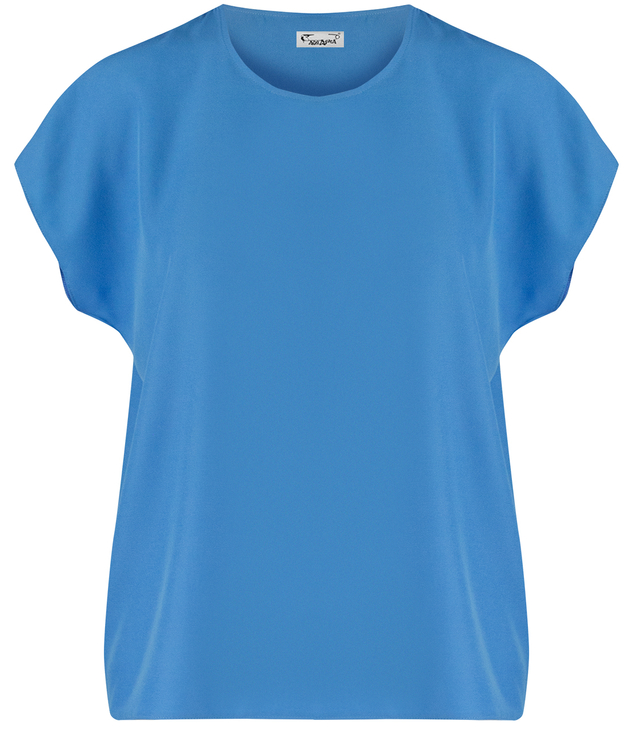 Basic women's seamless box T-shirt SARA blouse