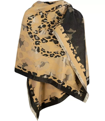 Warm shawl scarf shawl colorful camo flash