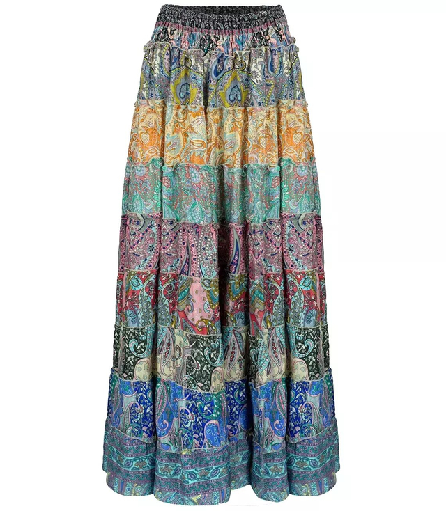 Long maxi skirt boho patterns ESMERALDA