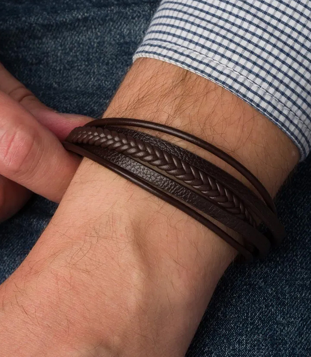 Men's bracelets perfect for a gift braided