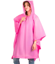 Rain poncho unisex parka coat with hood