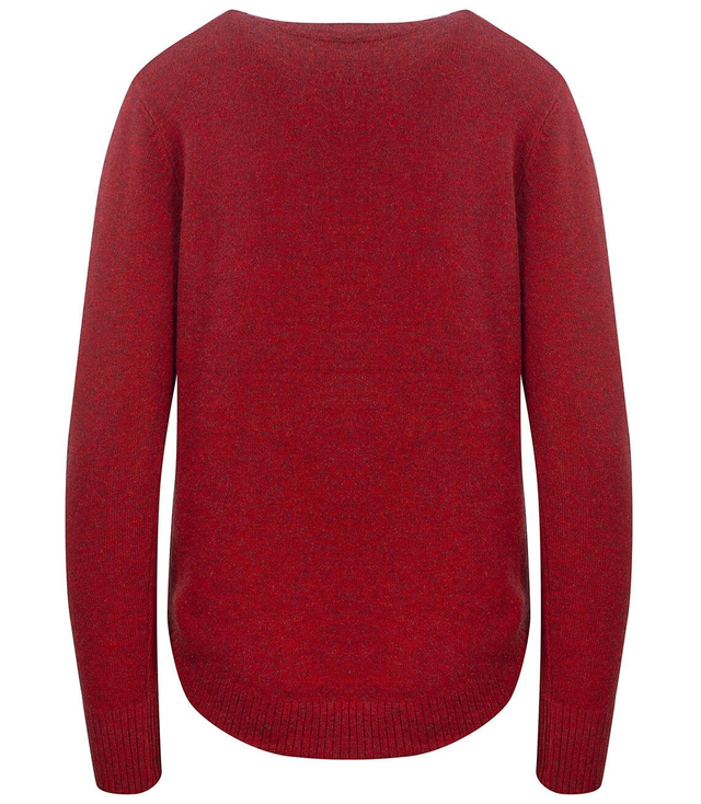 Sweter Klasyczny Gładki ciepły w SEREK