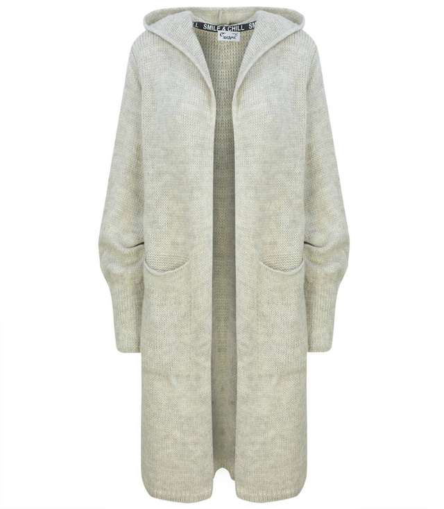 Long THICK cardigan puffy sleeve