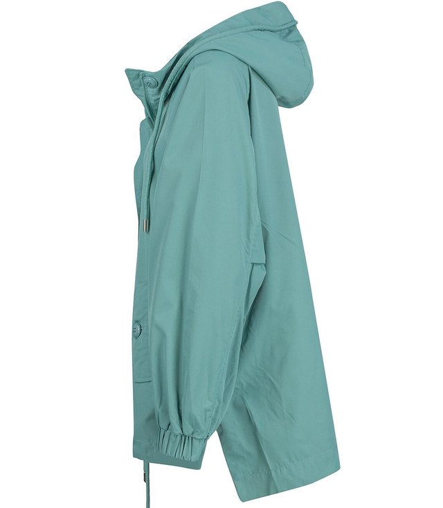 Short transitional oversize rain jacket ELENA