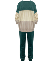 PLUS SIZE velor sports tracksuit set INGA