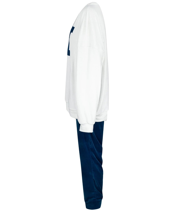 Women's velor tracksuit set Warm M MIA print