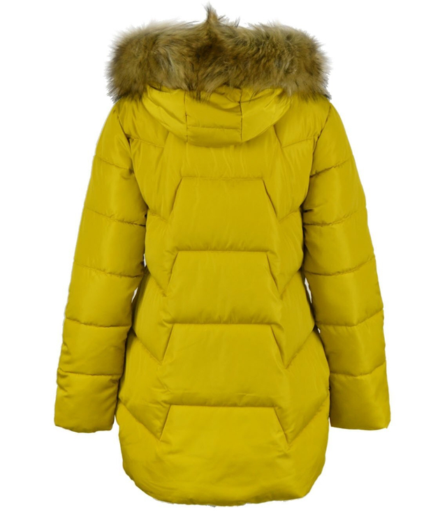 Women&#39;s fitted winter jacket with a hood