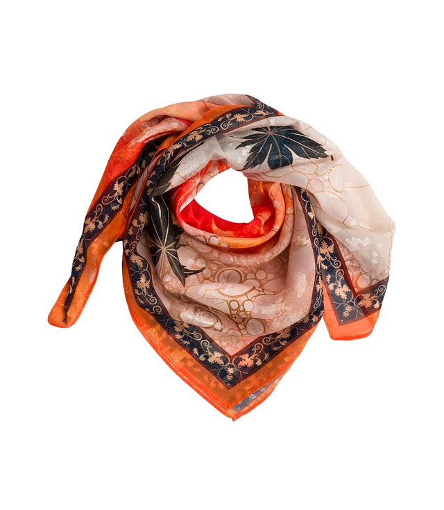 Elegant women's scarf with an insane 70x70 pattern