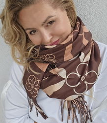 Shawl Scarf Stylish warm abstract soft smooth 180x70 cm