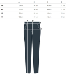 Elegant women's chino suit trousers by CELINE