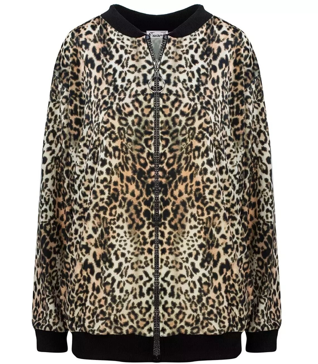 POP ART suede bomber jacket