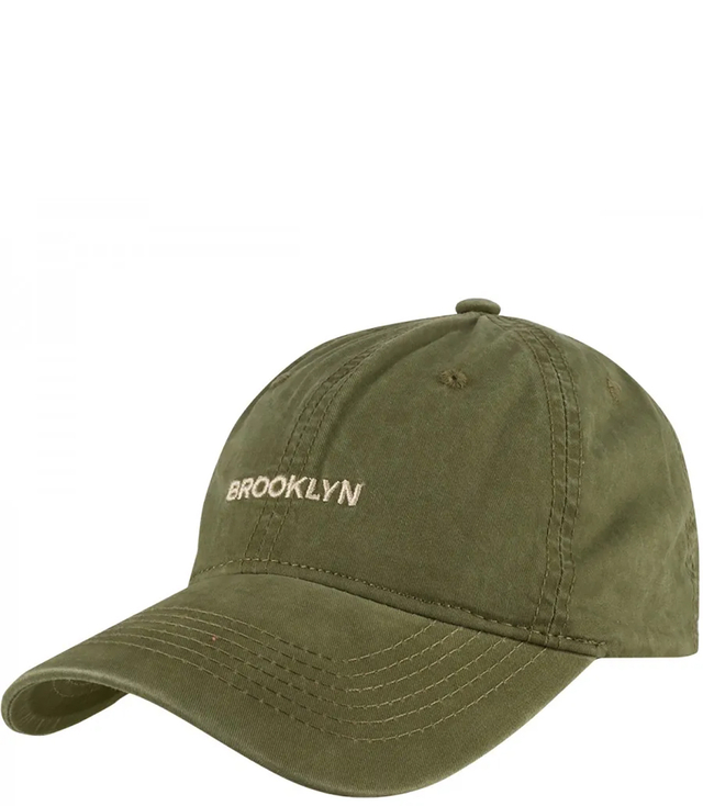 Cotton adjustable unisex embroidered baseball cap BROOKLYN