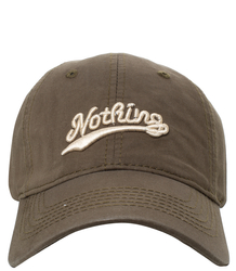 Unisex baseball cap with NOTHING embroidery