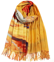 Soft large double-sided scarf PATTERNS