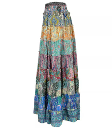 Long maxi skirt boho patterns ESMERALDA