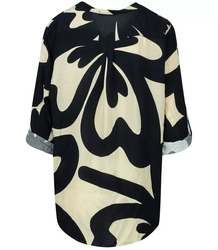 Women's blouse long back beautiful print NELA