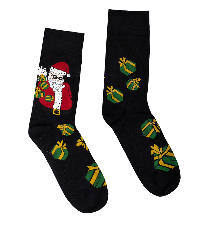 Men's Christmas socks - winter, warm, Christmas patterns