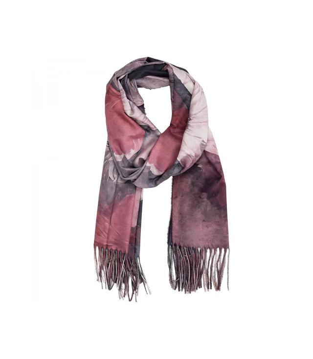 Scarf Scarf tassel warm flowers soft smooth 180x70 cm