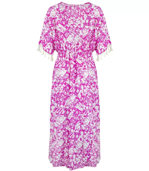 Long boho patterned maxi dress DALIA