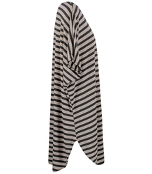 Sukienka tunika plus size w paski casual KALINDA
