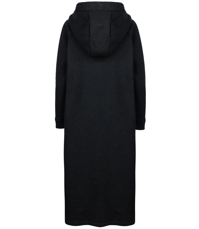 Ciepła bluza damska dresowa sukienka oversize z kapturem NANCY
