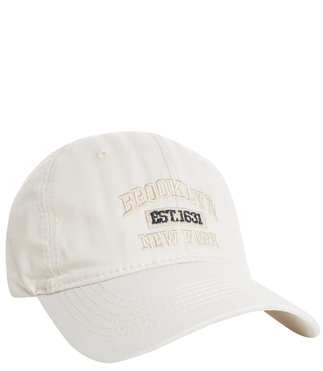 Unisex baseball cap with BROOKLYN embroidery