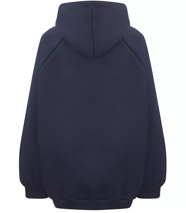 Ciepła bluza unisex bawełna gładka Bawełniana z kapturem BASIC