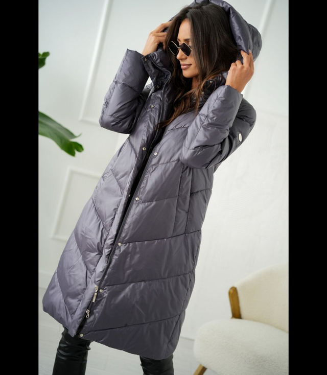 Warm women's winter coat Quilted Insulated MATYLDA