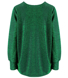 Elegant blouse with glitter, Glitter Plus Size MIRIAM