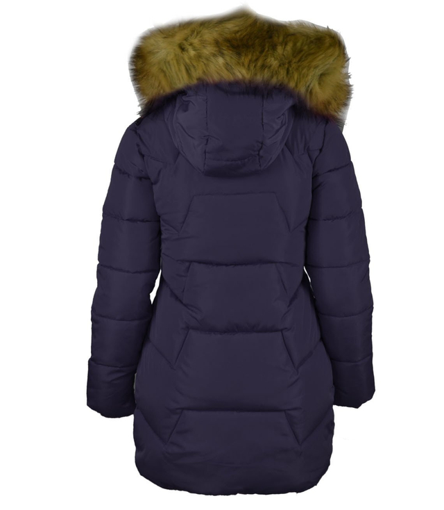 Women&#39;s fitted winter jacket with a hood