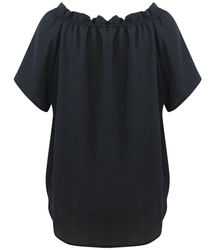 Elegancka KRESZOWANA bluzka TUNIKA wisiorek