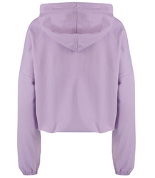 Women's thin, one-color basic sweatshirt with hood JULIA