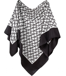 Sling delicate elegant scarf decorated with a beautiful pattern