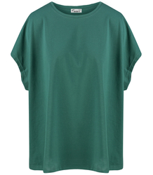 Blouse t-shirt with round neckline oversize Emma