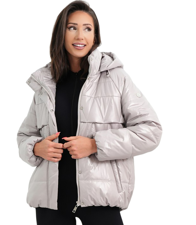 Women's insulated bomber jacket with quilting JAGNA