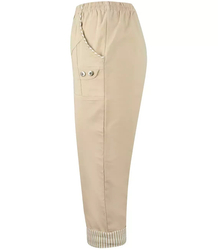 3/4 stripe thin elasticated trousers