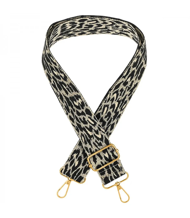 Fashionable braided wide purse strap adjustable