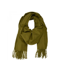 Soft large shawl with tassels uniform classic