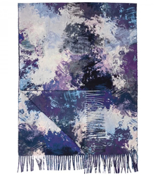 Shawl Scarf tassel warm abstract soft smooth 180x70 cm