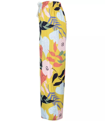 Summer long wide pattern pants LUIZA